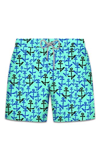 JOHN FRANK ALL OVER MAYO ŞORT MULTICOLOR - 1